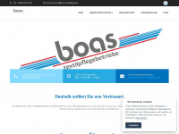 boas-textilpflege.de Webseite Vorschau