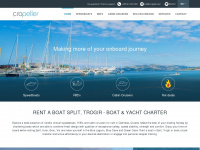 boat-rent-split-trogir.com Webseite Vorschau
