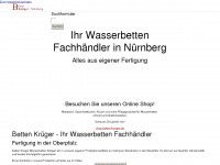 betten-krueger-nuernberg.de Webseite Vorschau