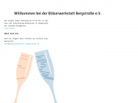 blaeserwerkstatt-bergstrasse.de Webseite Vorschau