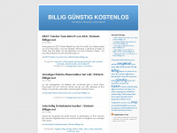 billig24.wordpress.com Webseite Vorschau