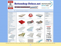 bettenshop-deluxe.net Webseite Vorschau
