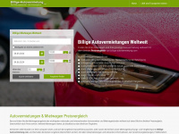 billige-autovermietung.com Webseite Vorschau