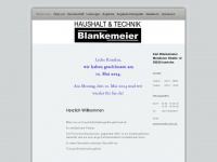 blankemeier.com Webseite Vorschau