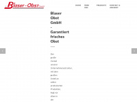 blaser-obst.de Webseite Vorschau