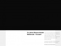 blasorchester-wellero.de Webseite Vorschau