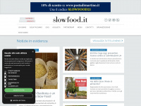 slowfood.it Webseite Vorschau