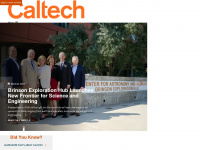 caltech.edu Webseite Vorschau