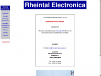rheintal-electronica.de Webseite Vorschau