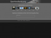 openhandhelds.org Webseite Vorschau