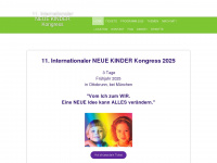 neue-kinder-kongress.de Webseite Vorschau