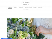 blatt-und-bluete.net Webseite Vorschau