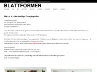 blattformer.blogspot.com Webseite Vorschau