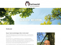 blattwald.de Webseite Vorschau