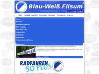 blau-weiss-filsum.de Webseite Vorschau