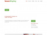 beuer-display.de Webseite Vorschau