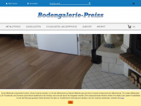 bodengalerie-preiss.de Webseite Vorschau