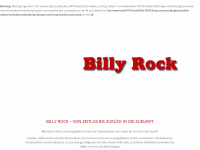 billy-rock.de Webseite Vorschau