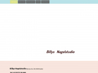 billys-nagelstudio.de Webseite Vorschau