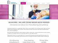 bleaching-zahnaufhellung-ulm.de Webseite Vorschau