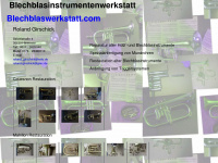 blechblaswerkstatt.com Webseite Vorschau