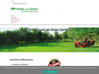 bodenundgarten.de Webseite Vorschau