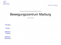 bewegungszentrum-marburg.de Webseite Vorschau