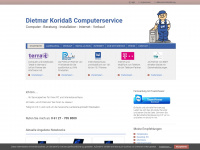 koridass-computer.de Webseite Vorschau