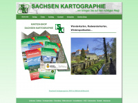 sachsen-kartographie.de Webseite Vorschau
