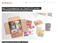 paketplus.de Webseite Vorschau
