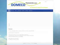 domeco-finanzservice.de Webseite Vorschau