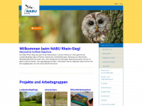 nabu-rhein-sieg.de Webseite Vorschau