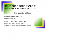 blendedservice.de Webseite Vorschau