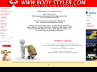 body-styler.com Webseite Vorschau