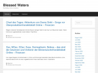 blessed-waters.de Webseite Vorschau