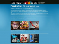 bodypaintingshop.de Webseite Vorschau