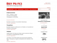 bodypolitics.de Webseite Vorschau