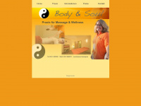 bodysoul-massage.de Webseite Vorschau