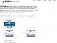 boehm-consulting.com Webseite Vorschau