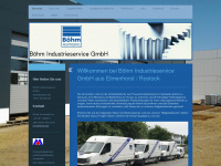 boehm-industrieservice.de Webseite Vorschau