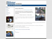 boehmer-metallbau.de Webseite Vorschau