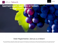boensch-weine.de Webseite Vorschau