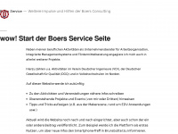 boers-service.de Webseite Vorschau
