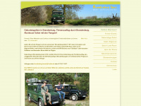 brandenburg-safari.de Webseite Vorschau