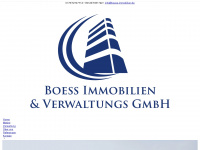 boess-immobilien.de Webseite Vorschau