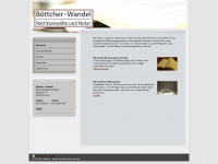 boettcher-wandel.de Webseite Vorschau
