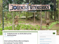 bogenclub-keltenschanze.de Webseite Vorschau