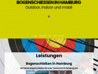 bogenschiessen-hamburg.de Webseite Vorschau