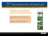 bogensport-adventure.com Webseite Vorschau