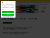 bogensportclub-heidelberg.de Webseite Vorschau